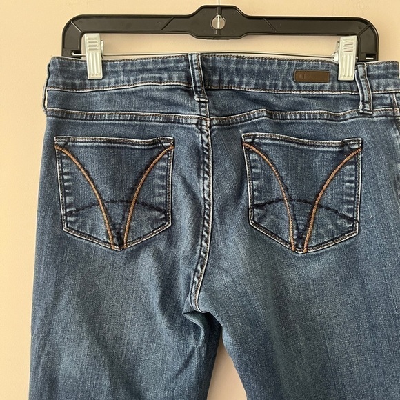 Kut from the Kloth Farrah Baby Bootcut jeans sz 6 raw hem - Picture 8 of 13